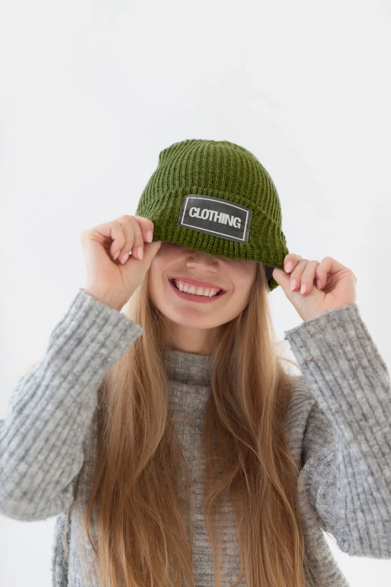 Unisex green cap